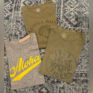 NWT and NWOT J.Crew Men’s Graphic T-shirt Bundle